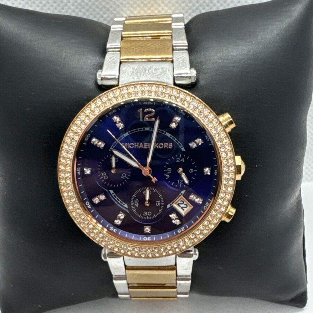 Michael Kors Parker MK6141 Women's Two-Tone Stainless Steel Analog Watch JNA598